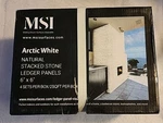 Msi Arctic White Ledger Panels 6" X Marble Wall Tile 2.0 Sq Ft Per Case. New!. Price: $45.95.