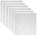 Usg 4240 12" Tivoli Textured Tongue Groove Ceiling Tiles - 6 Pack New. Price: $79.89.