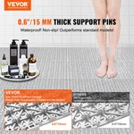 Vevor Interlocking Tile 55PCS Grey, Wet Area New. Price: $111.38.