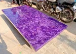 Amethyst Stone Wall Panel Healing Crystal Flooring Tile Home Deco Table Slab. Price: $1212.82.