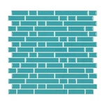 Mainstays Blue Interlocking Peel & Stick Mosaic Wall Tile (2.84 Sqft / Pack) New. Price: $19.26.