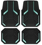 Pic Auto Heavy Duty Rubber Floor Mats, Mint Aluminum Film Car Set, Front... New. Price: $76.55.