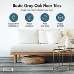 Powersellerusa Peel Stick Floor Tiles, 20 Pcs, 12X12, 1.2 Mm, CD1897 - Gray Oak Used. Price: $42.33.