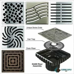 Ebbe Unique Series Square Shower Drain All Styles & Colors Full Kit Grate Body New. Price: $164.71.