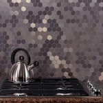 Aspect Peel And Stick Backsplash Honeycomb Matted Metal Tile New. Price: $15.99.