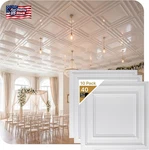 From Plain To Beautiful Hours 232 Economy Pvc 2' X Lay-in Ceiling Tile (co New. Price: $80.71.