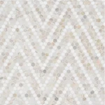 Msi Angora Sazi 11IN X 14IN 0.38IN Polished Marble Mosaic Floor Wall Sqft New. Price: $12.00.