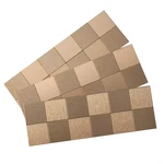 Aspect Peel And Stick Backsplash Tile Brushed Champagne Metal 12X4IN 1SQFT New. Price: $21.34.