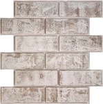 Commomy Decor 3D Faux Tile Matte Peel Backsplash 10 Sheets 11.8"X11.8" Brick-op New. Price: $39.95.