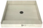 Tile Redi 4242C-PVC Base 42" X Square Shower Nickel New. Price: $718.25.