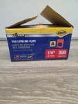 Qep 1/8" 3MM Xtreme Pro Series Tile Leveling Clips, 300 A Open. Price: $25.99.
