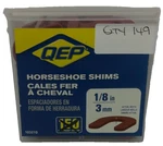 Qep 1/8" Horseshoe Tile Shims 10321Q 0103061103213 Pack Of 149 New. Price: $14.99.