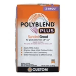 Custom Building Products Polyblend Plus Sanded Grout (earth #105) 25LB New. Price: $46.76.