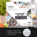 Livelynine 16-PACK Retro Peel And Stick Floor Tile Concrete Slate Gray New. Price: $5.99.
