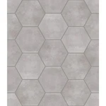 Shaw 493TS Halftone - 9" 11" Hexagon Floor And Wall Tile Gray Vetiver New. Price: $73.00.