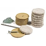 Richelieu America Ltd 93298TV Tg 8PK 1-1/8" Tan Pads Quantit New. Price: $42.70.