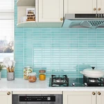 Rewallpaper 34 Sheets Kitchen Backsplash Tiles Peel And Stick Teal On T... New. Price: $74.52.