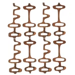 Wenqik 8 Pack Mid Century Modern Wall Decor 3D Large Wood 15.75 Inches, Brown New. Price: $32.79.