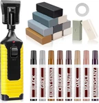 Hardwood Floor Repair Kit -11PCS Laminate Vinyl Wax With 8PCS Furnitu New. Price: $41.71.