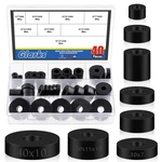 Glarks 40PCS 8 Sizes Round Rubber Spacer Assortment Kit, Multi Purpose Black ... New. Price: $22.18.