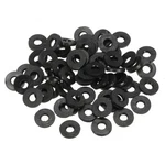 100 Pack M4 Rubber Flat Washer 4MM Id 9MM Od Sealing Spacer Gasket Ring Black New. Price: $11.73.