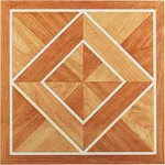 Tivoli Self Adhesive Vinyl Floor Tiles, 45 - X 12", White Border Inlai New. Price: $52.99.