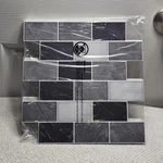 Peel & Stick Granite Wall Tile 10 Sheet 12X12 Thick Backsplash Kitchen Bathroom Open. Price: $27.55.