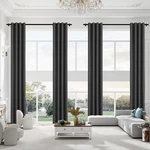 Two Story Blackout CURTAINS12FT Length Room Darkening Grommet Extra Long New. Price: $93.94.