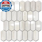 Vamos Tile Long Hexagon Peel And Stick Backsplash - 10 Sheets New. Price: $83.11.