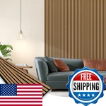 Smartstandard Wood Slat Acoustic Wall Panels Pack 94X23.6 American Oak Noise New. Price: $220.33.