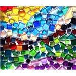 Btmiey 500G Glue Down Irregular Tiny Mosaic Tile Small, Mix Color Series New. Price: $32.52.