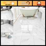 White Marble Peel And Stick Floor Tiles Waterproof Self-adhesive 12"X12" 20 New. Price: $71.99.