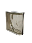 Glass - Seves 8X8X3 Pegasus Siena Wave Endblock (7 1/2" 1/8") New. Price: $20.00.