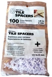 Packs Of 100 Tavy 5404 Basix 1/8" 3MM Tile Cross Spacers (600 Total) New. Price: $14.00.