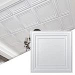 ART3D Pvc Drop Ceiling Tiles,glue Up Plastic PANEL,24X24IN,48 Sq.ft (12PCS) New. Price: $72.99.