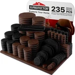 235 Pcs Felt Furniture Pads Brown & Black X-protector! Huge Quantity Of New. Price: $21.88.