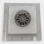 Jones Stephens 3" X 4" Pvc Pipe Fit Floor Sink W/ 1/2 Top Grate & Dome Bottom Used. Price: $36.99.
