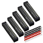 10PCS 12-POSITION 600V 15A Terminal Blocks & 400V Barrier Strip Set New. Price: $21.96.