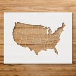 Map Of The United States Home Decor Wall Art Reusable - Stencilair New. Price: $15.99.