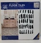 Floorpops FP2945 Noleby Peel & Stick Tiles, Black, 10PK. New. Price: $5.99.