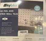 New Skyblur 3D Peel And Stick Light Blue Wall Tiles 12 X Vinyl. Price: $17.60.