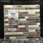 Smart Tiles Bellagio Santi 10.06"X 10" Vinyl Peel & Stick 4 Pack New. Price: $20.70.