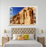 3D Stone Statue 60 Open Windows Mural Print Decal Deco Aj Wallpaper Ivy Brand. Price: $123.23.