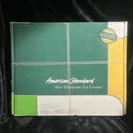 American Standard Cadet 3 Handle Bath Shower Faucet Set Polished Chrome New. Price: $159.99.