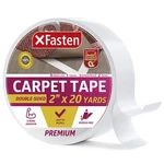 Xfasten Indoor Outdoor Carpet Tape For Area Rugs 2" 20 Yards New. Price: $14.04.
