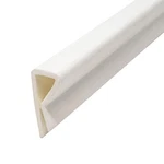 Outwater Plastic J Channel Fits Material 1/16 To 1/4 Inch White Styrolux Cap New. Price: $144.99.
