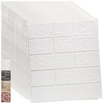 Wapane 3D Brick Peel And Stick Wallpaper, Panels Self Adhesive, Remov... New. Price: $49.50.