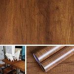 Livelynine Brown Wood Contact Paper Waterproof Kitchen Cabinet 15.8X 78.8 Inch New. Price: $17.75.