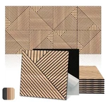 Artisan Acoustic Panels, 8 Pack Thread And Prism Woven Patterns, Natural Oak New. Price: $194.60.