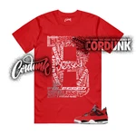 4 Toro Bravo Fire Red White Black Cement Grey 2026 Shirt Match Bls New. Price: $26.39.
